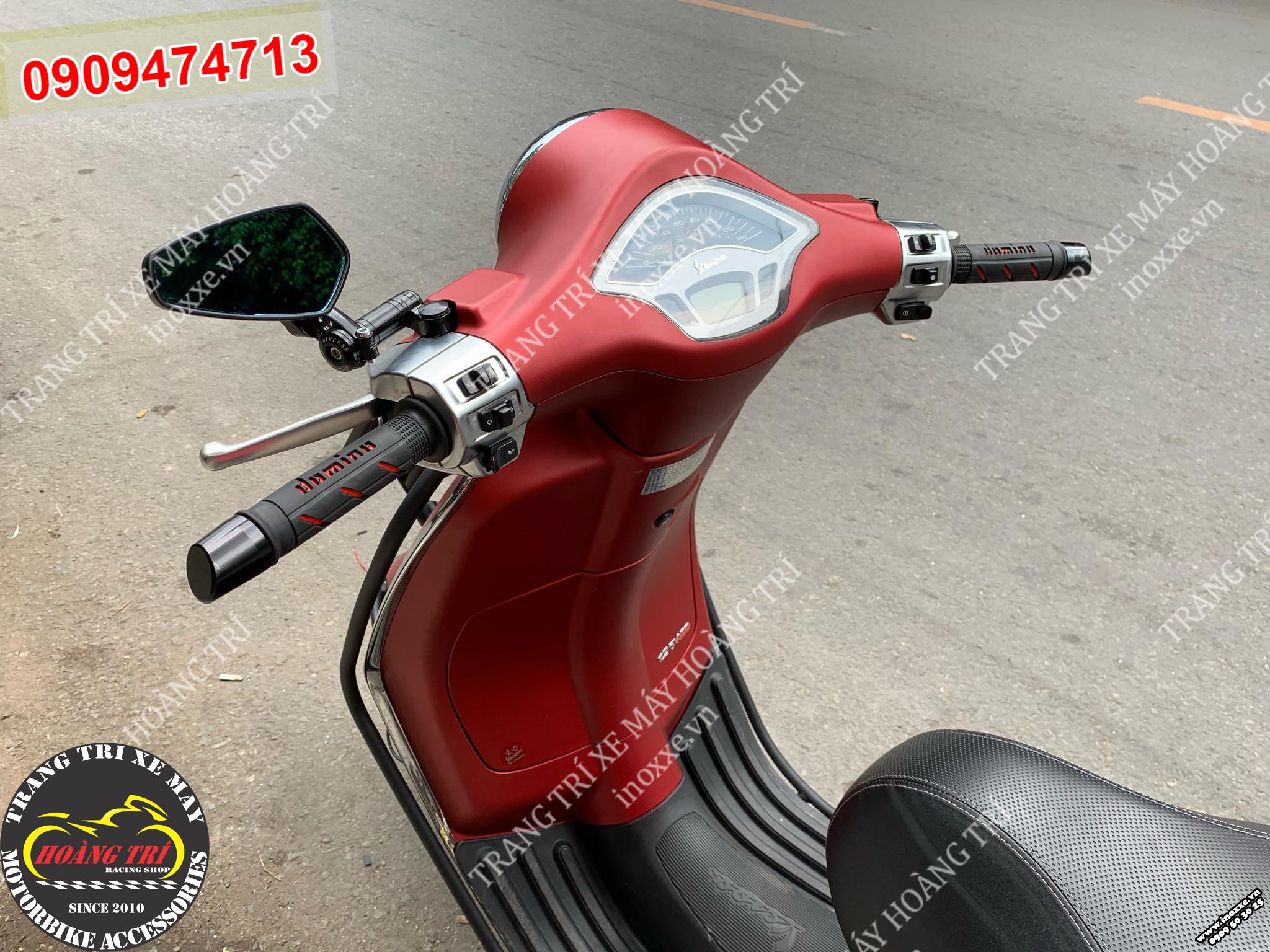 Kính hậu CRG lắp cho Vespa Primavera